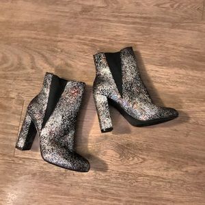 New Steve Madden Multicolor Ankle Bootie